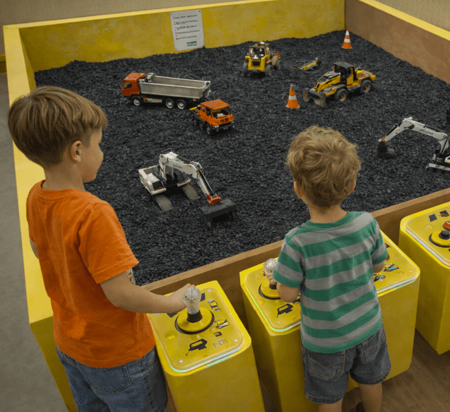 Remote-Control Sand Construction Zone
